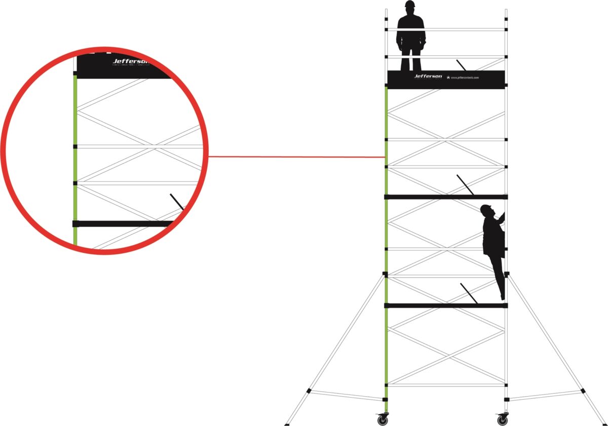 T620-3T 4 Rung Ladder Frame 1450 X 2000mm from Dermot Casey Hire and Sales