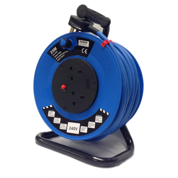 25m EXTENSION CABLE REEL 2.5 CORE 13AMP from Dermot Casey Hire and Sales