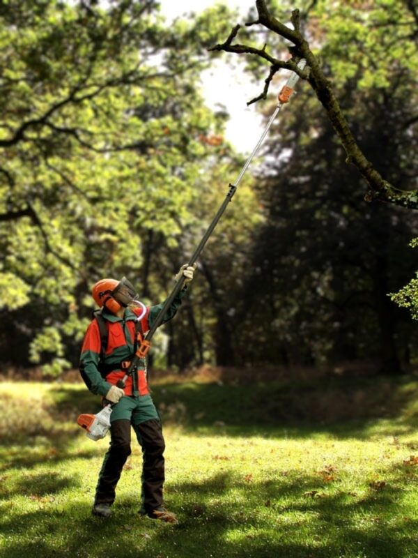HT 135 Pole pruner with telescopic shaft from Dermot Casey Hire and Sales