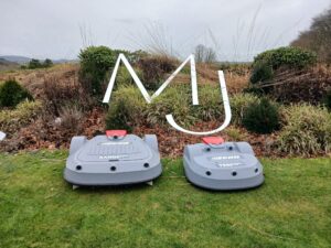 ECHO ROBOTIC MOWER & GOLF BALL PICKER WE FITTED AT MOUNT JULIET ESTATE GOLF DRIVING RANGE.