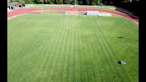 ECHO ROBOTICS STRAIGHT LINE MOWING, STRIPED EFFECT 