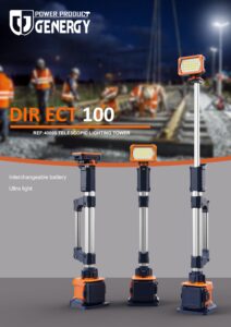 GENERGY DIRECT 100 LIGHTING TOWER . DERMOT CASEY SALES IRELAND